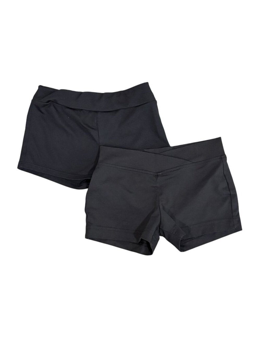 Danskin Black Dance Shorts Bundle Size Small 6X Gymnastics Tumbling Cheer